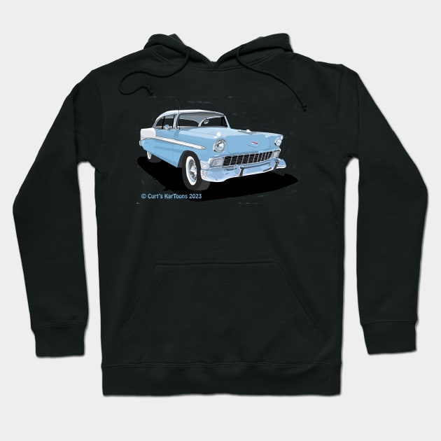 1956 Chevy Hoodie by curtskartoons